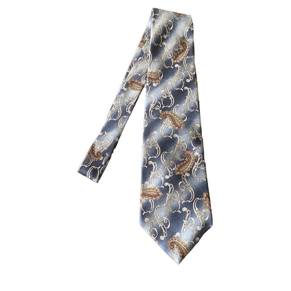 Pre Owned Men’s Barrington Tie Neck Tie Necktie Classic Paisley Design Style